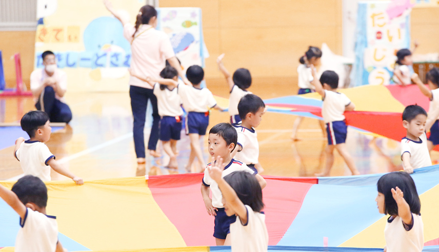 ドレミ福祉会 合同運動会の様子